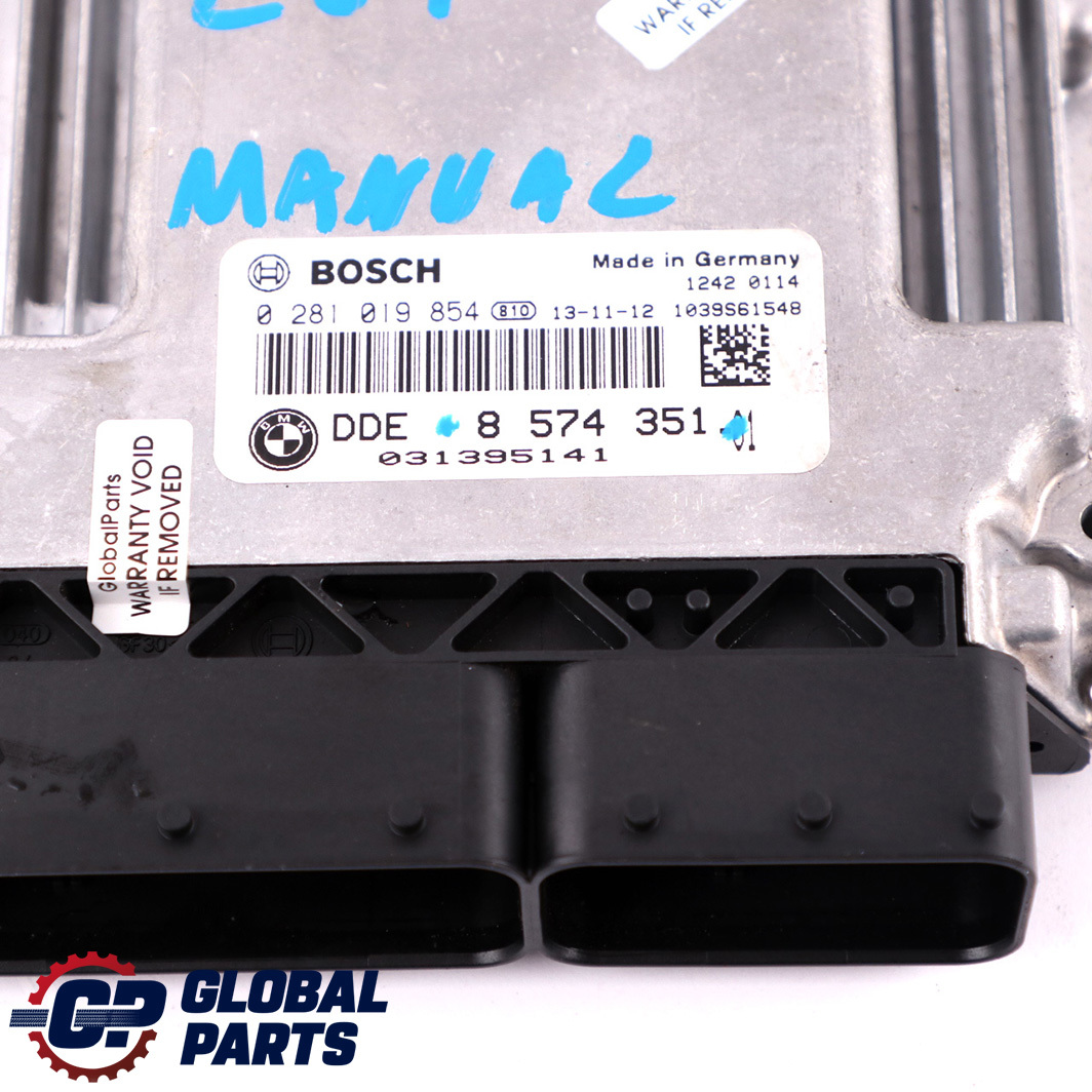 BMW X1 E84 16d 18d 18dX Diesel N47N Engine Control Unit ECU DDE 8574351 Manual