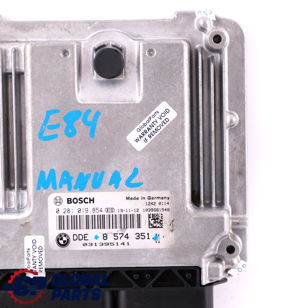 BMW X1 E84 16d 18d 18dX Diesel N47N Engine Control Unit ECU DDE 8574351 Manual