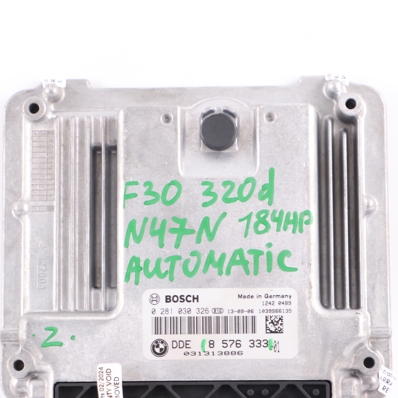 BMW F20 F30 F32 120d 320d 420d N47N 184HP Engine Unit ECU DDE 8576333 Automatic