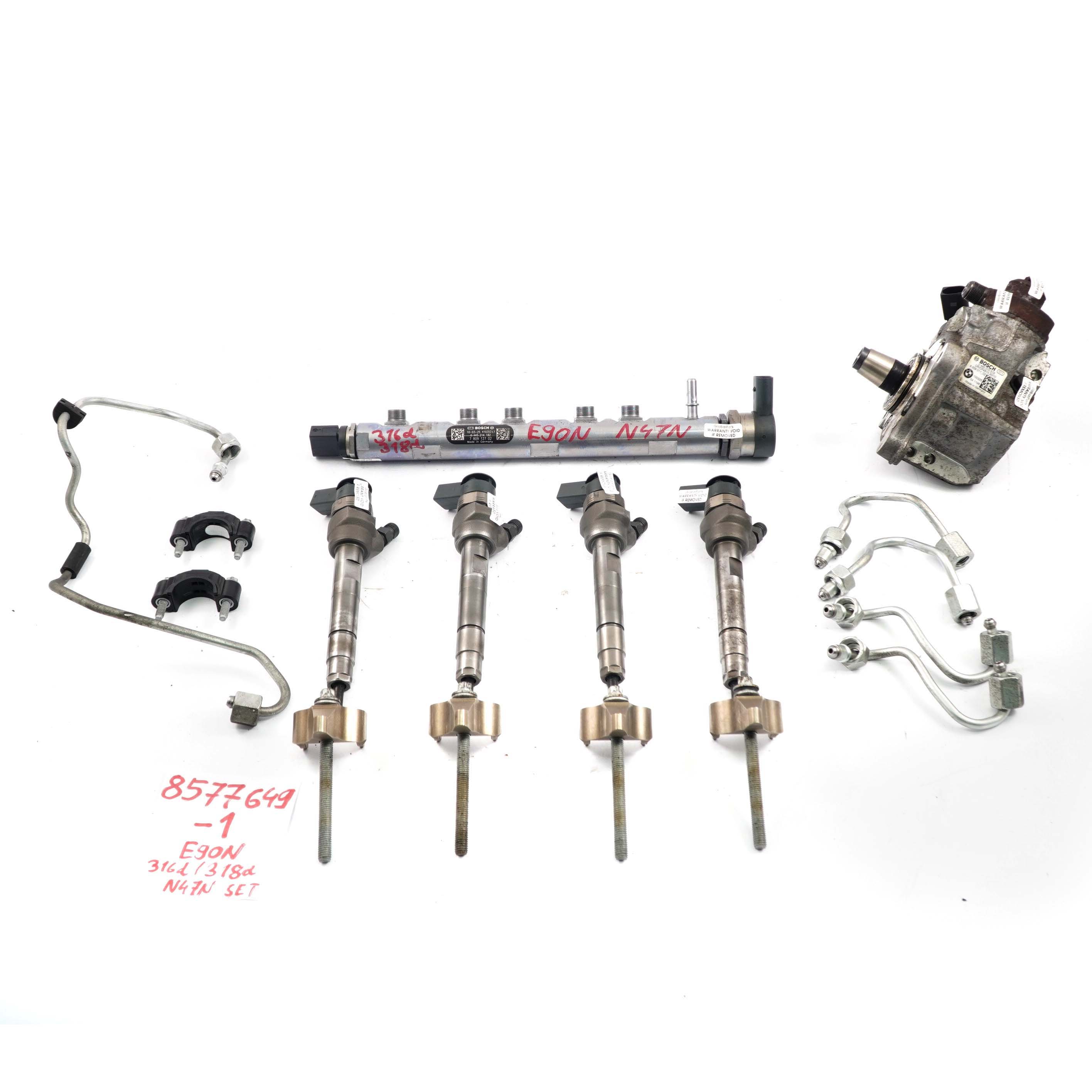 BMW 3 Series E90 E91 LCI 316d 318d Diesel N47N Set Fuel Injection System