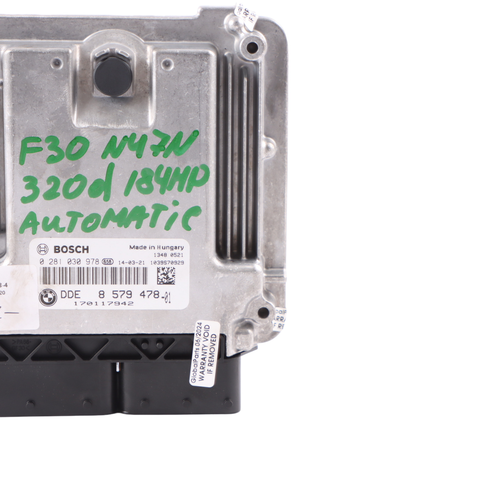 BMW F20 F30 120d 320d Diesel N47N 184HP ECU Unit DDE 8579478 Automatic