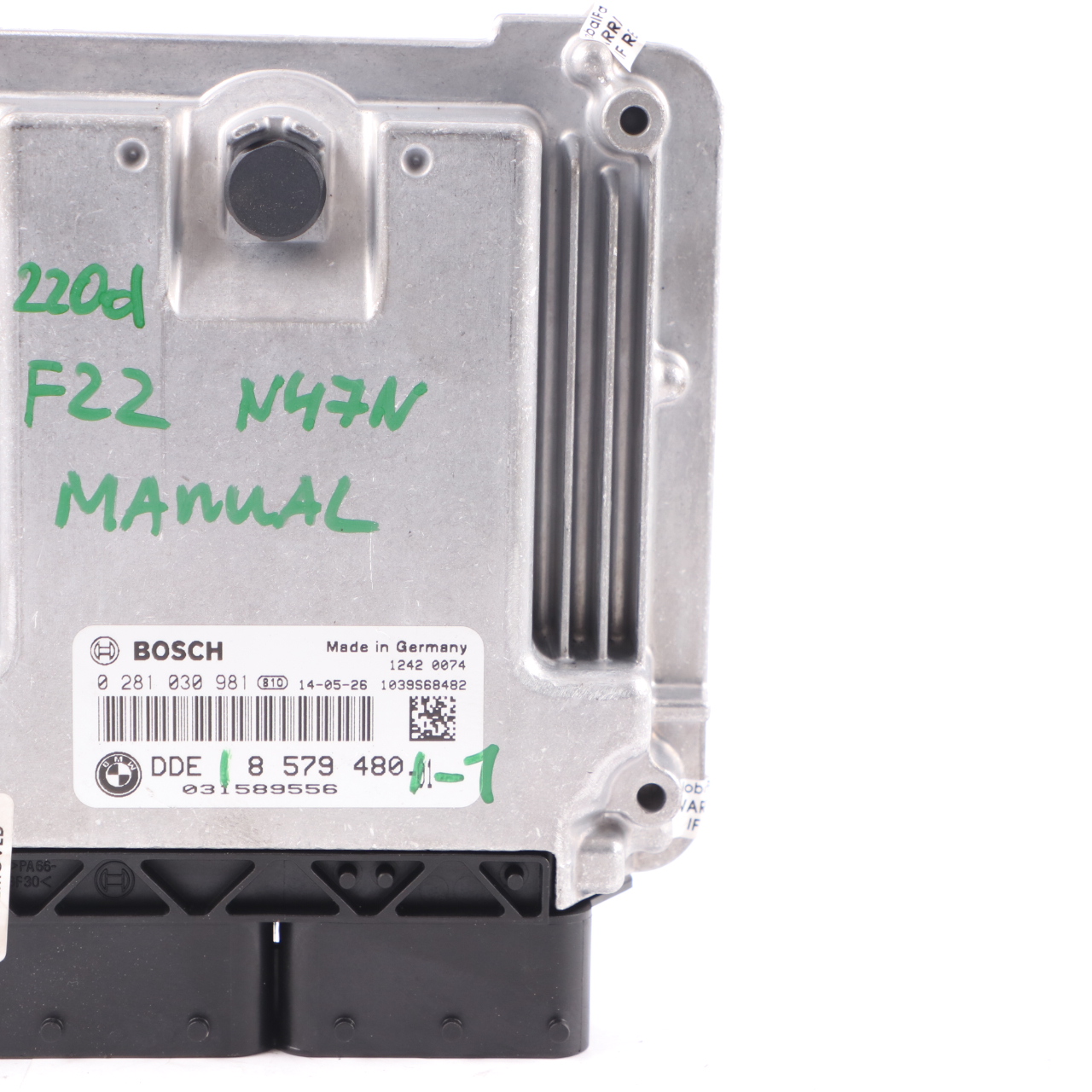 BMW F20 120d F30 320d F10 520d N47N 184HP Engine Control Unit DDE 8579480 Manual