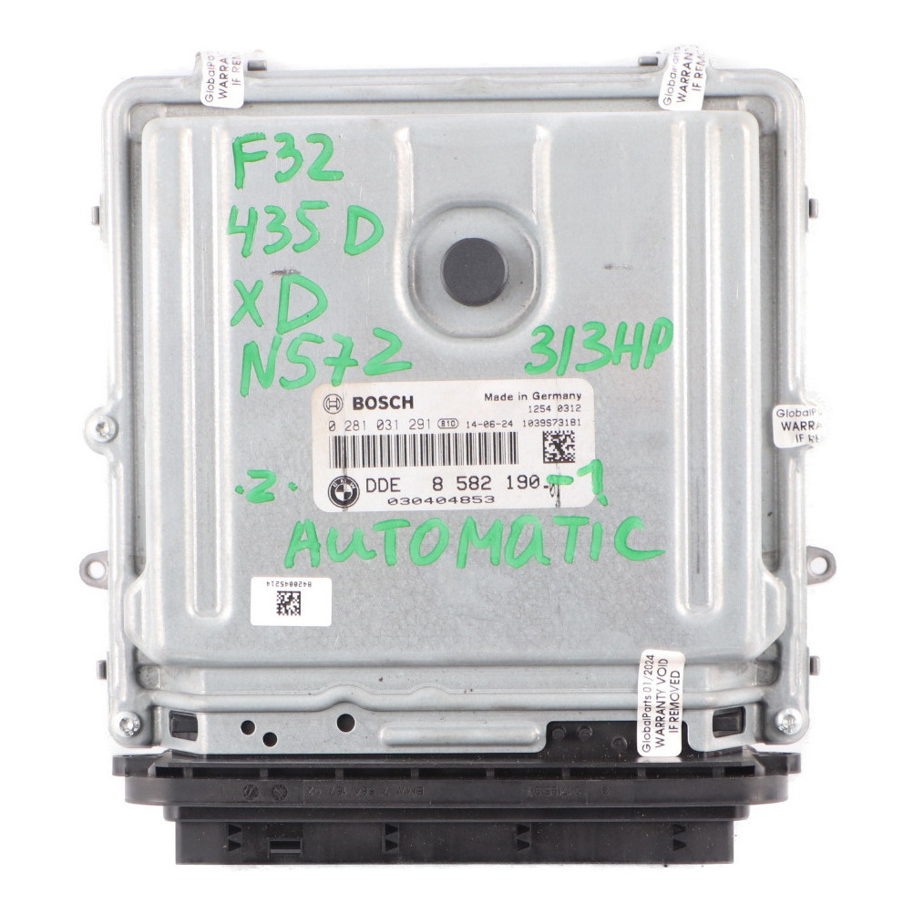 BMW F30 F32 335dX 435dX N57Z 313HP Engine ECU Kit DDE 8582190 FEM Key Automatic