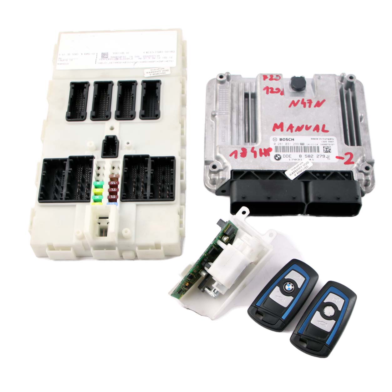 BMW F20 F30 F32 120d 320d 420d N47N 184HP ECU Kit DDE 8582279 Lock Keys FEM 