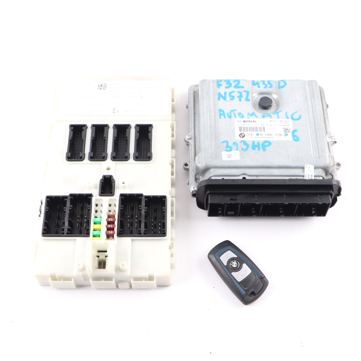 BMW F30 F32 LCI 335d 435d N57Z 313HP Control Unit ECU Kit DDE 8586536 FEM Key