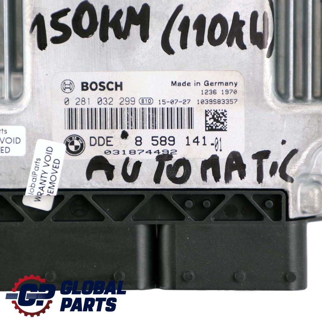 BMW F10 F11 LCI 518d B47 150HP Engine ECU Kit DDE 8589141 CAS4 + Key Automatic