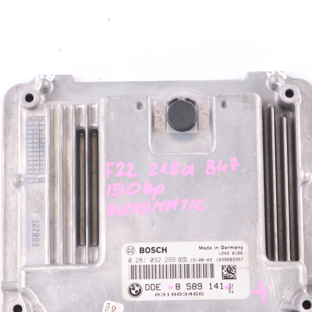 BMW F10 F20 F30 LCI B47 118d 318d 518d 150HP Engine ECU DDE 8589141 Automatic