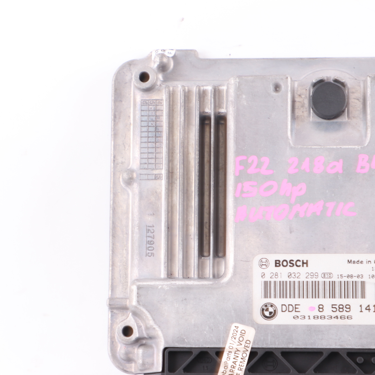 BMW F10 F20 F30 LCI B47 118d 318d 518d 150HP Engine ECU DDE 8589141 Automatic