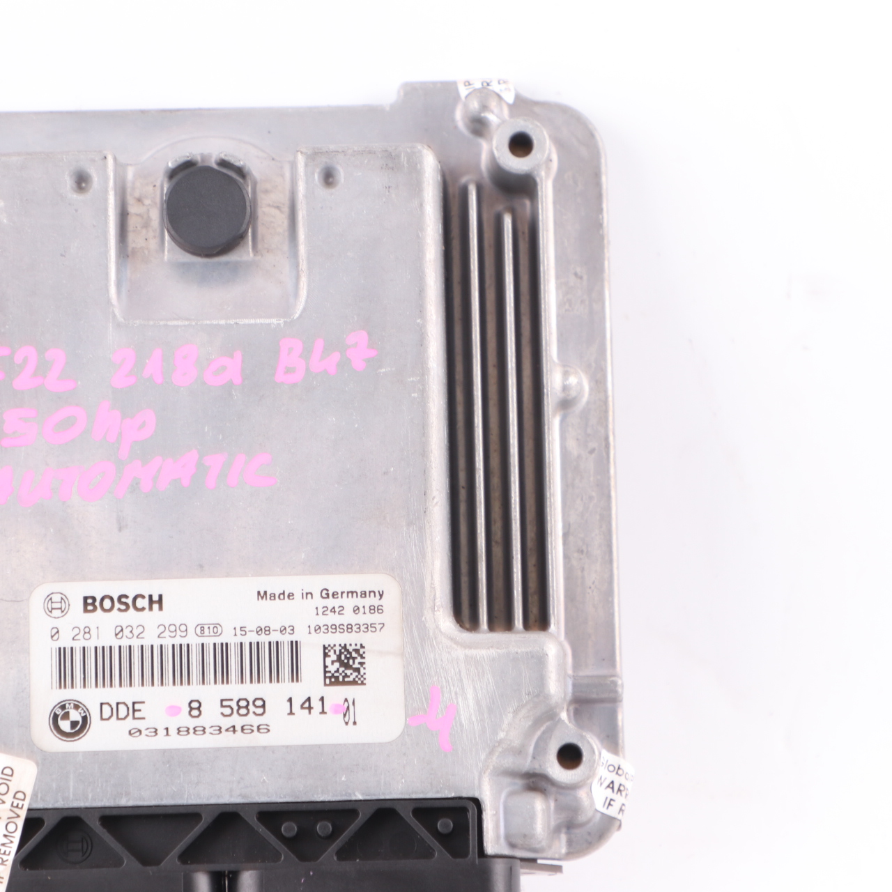 BMW F10 F20 F30 LCI B47 118d 318d 518d 150HP Engine ECU DDE 8589141 Automatic