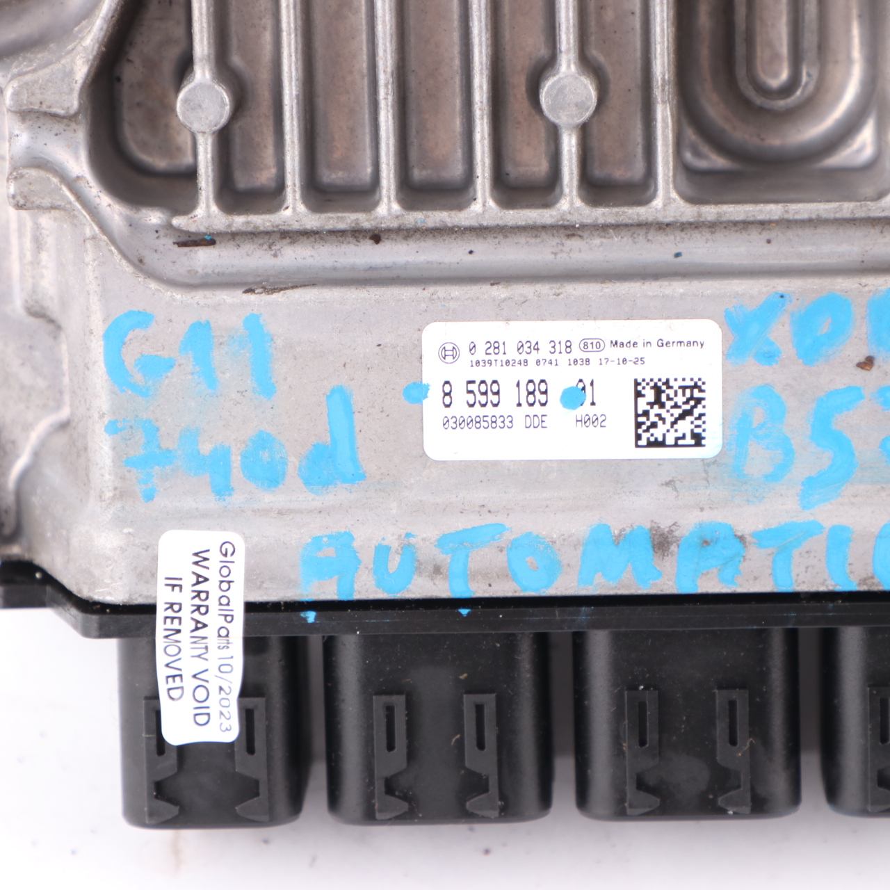 BMW G11 740d B57 xDrive 320HP Engine Control Module ECU DDE 8599189 Automatic