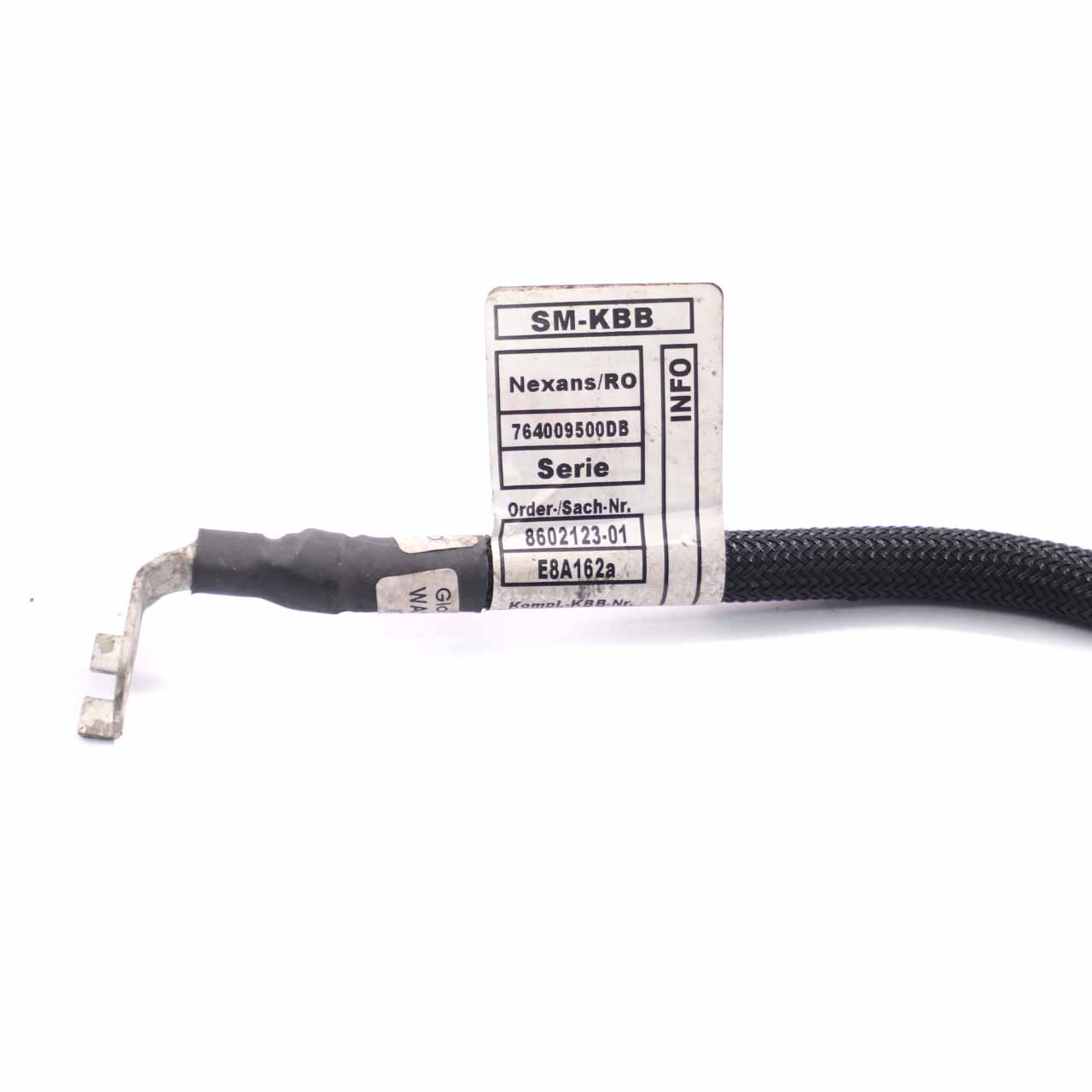 BMW i3 I01 Hybrid Electric Earth Ground Cable Line Strap Battery Lead 8602123