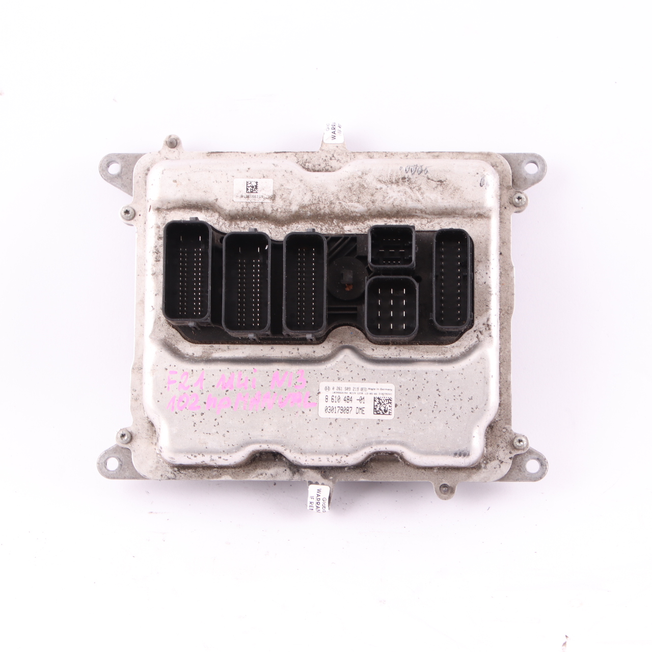 BMW F20 F21 114i N13 102HP Engine Control Unit ECU Module DME 8610484 Manual