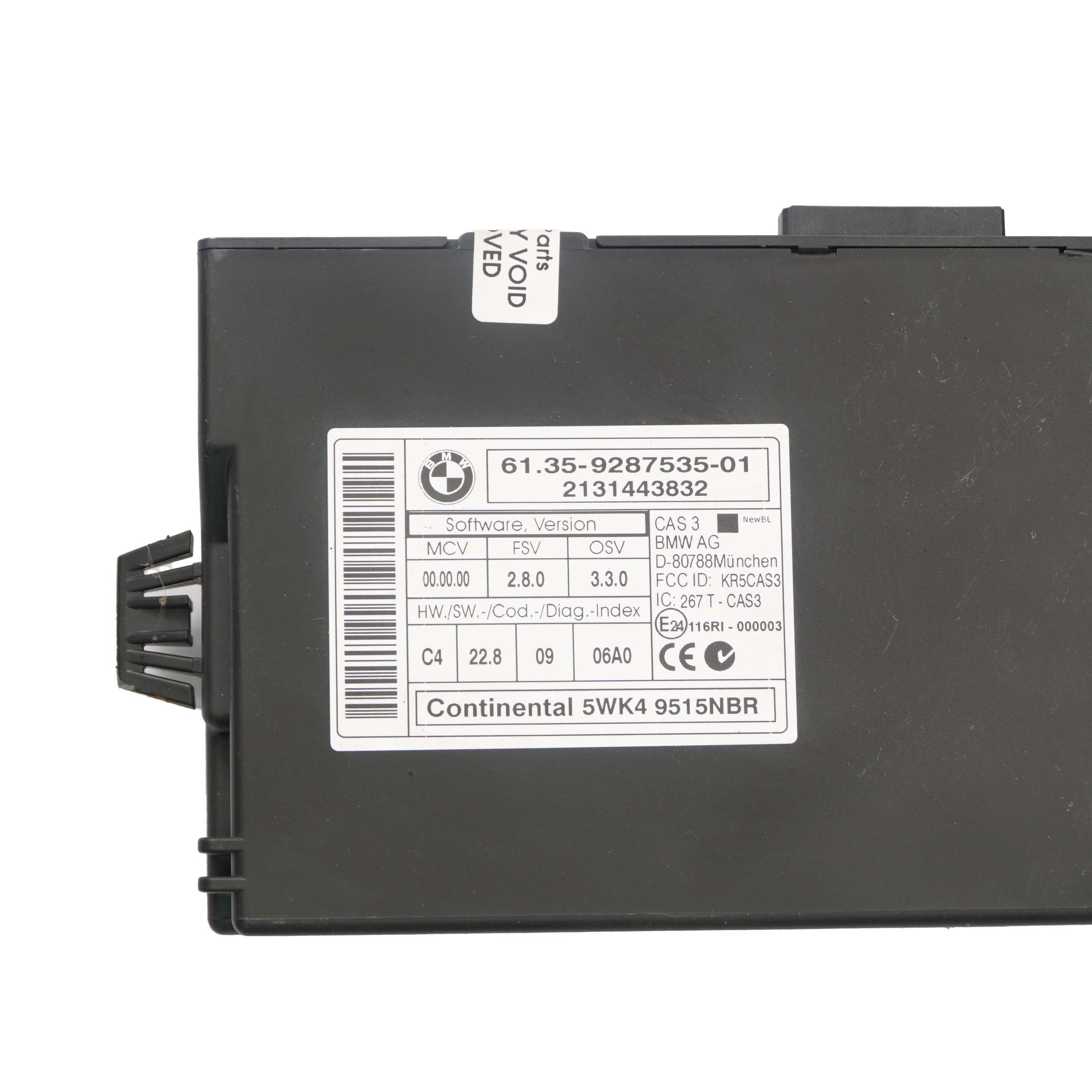 BMW X1 Series E84 20i N20 184HP ECU Engine Kit DME 8610678 CAS3 + Key Manual