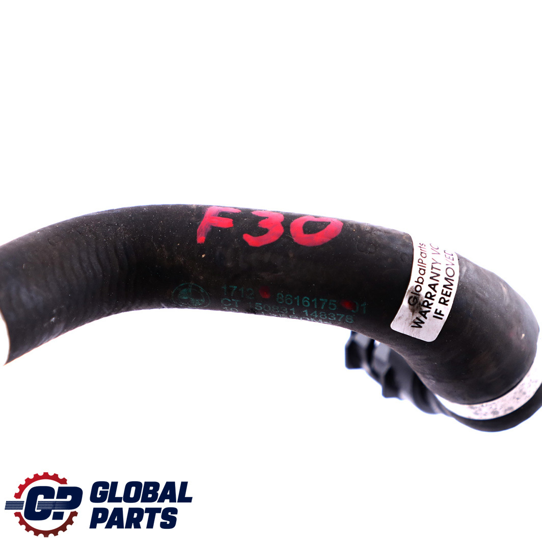 BMW 3 F30 LCI 330e Hybrid Water Coolant Thermostat Hose Pipe Line 8616175