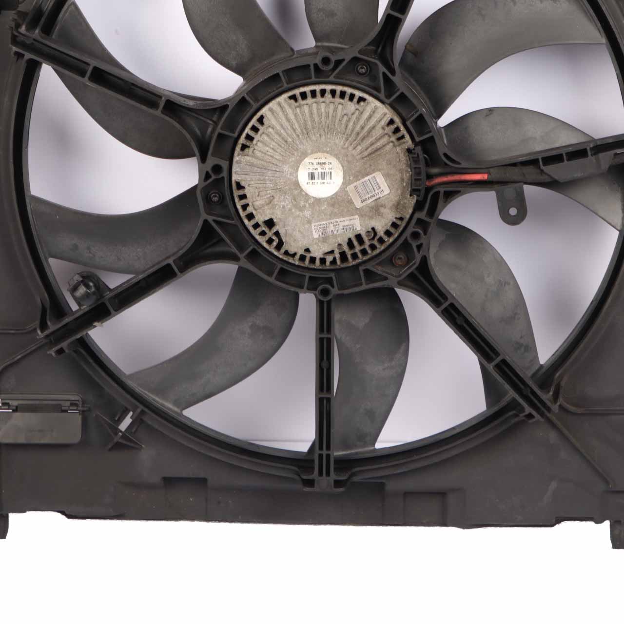 BMW X5 E70 Radiator Fan M57N2 N55 N57 Cooling Fan Shroud Housing 850W 7795757