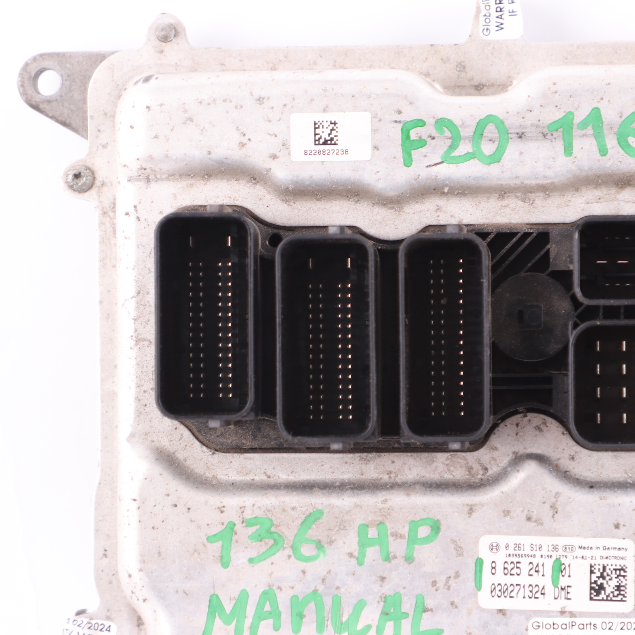 BMW F20 F30 F31 116i 316i N13 136HP Engine ECU Control Unit DME 8625241 Manual