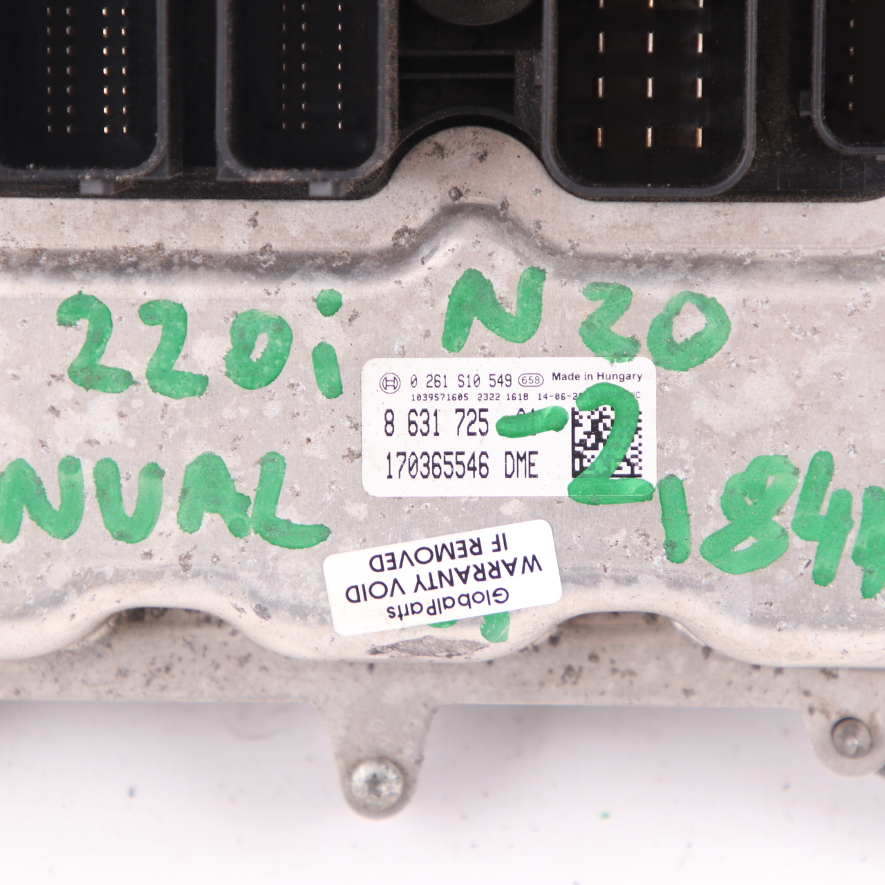 BMW F20 F30 F32 120i 320i 420i N20 184HP ECU DME 8631725 Manual