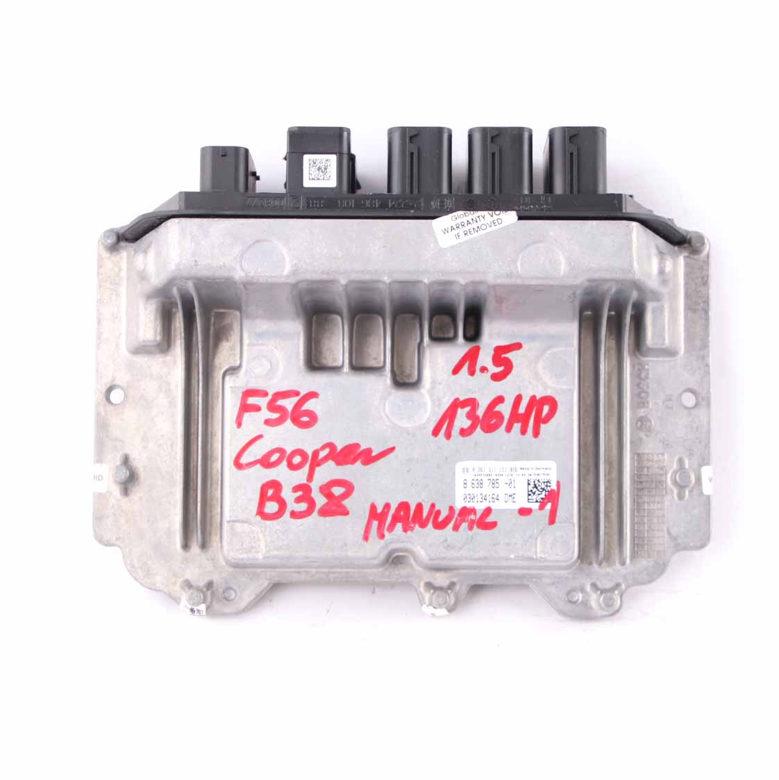 Mini Cooper F56 136HP Petrol B38 Engine Control ECU DME 8638785 Manual