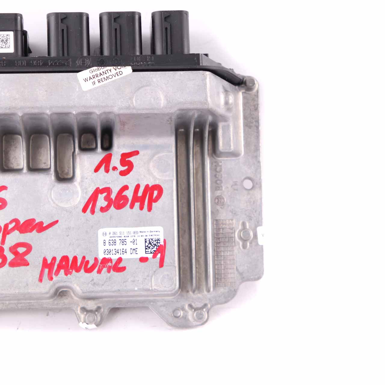 Mini Cooper F56 136HP Petrol B38 Engine Control ECU DME 8638785 Manual