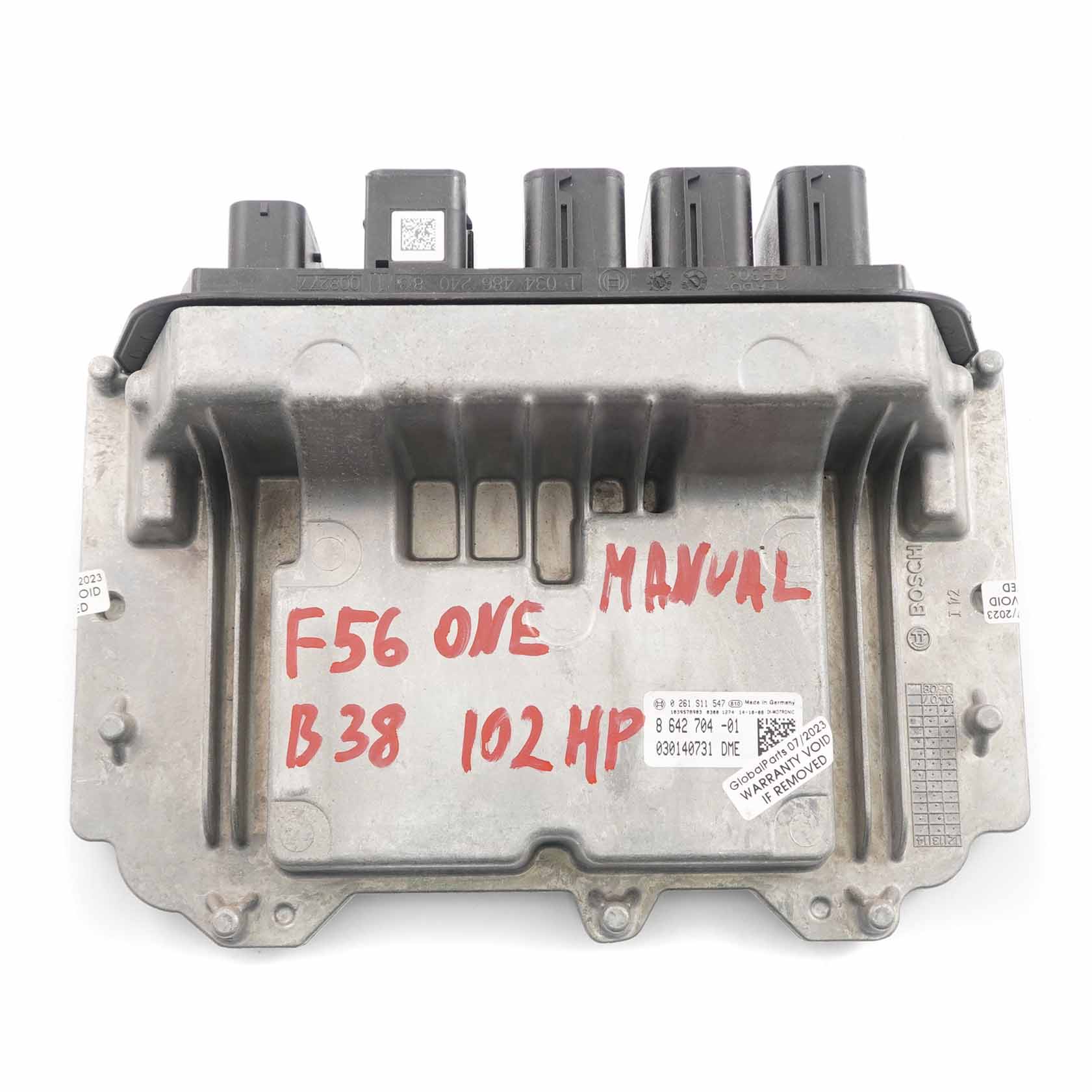 Mini One F56 B38 102HP Petrol Engine ECU Control Unit DDE 8642704 Manual