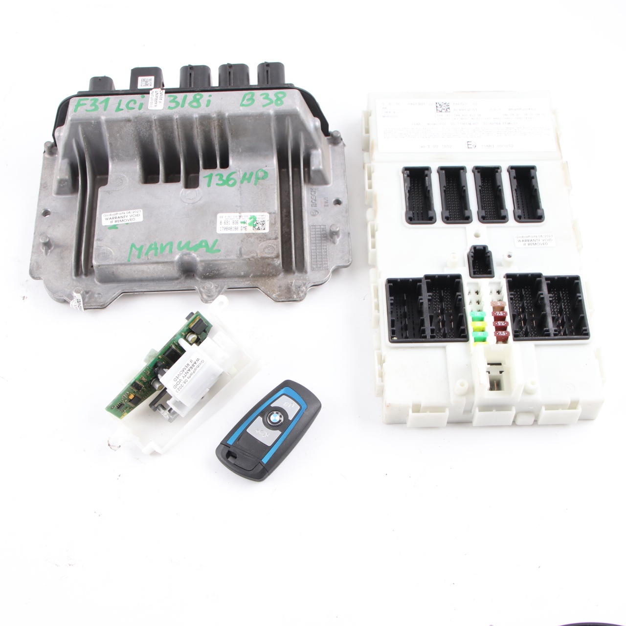 BMW F20 F30 LCI 118i 318i B38 136HP ECU Kit DME 8691836 Key FEM Lock Manual