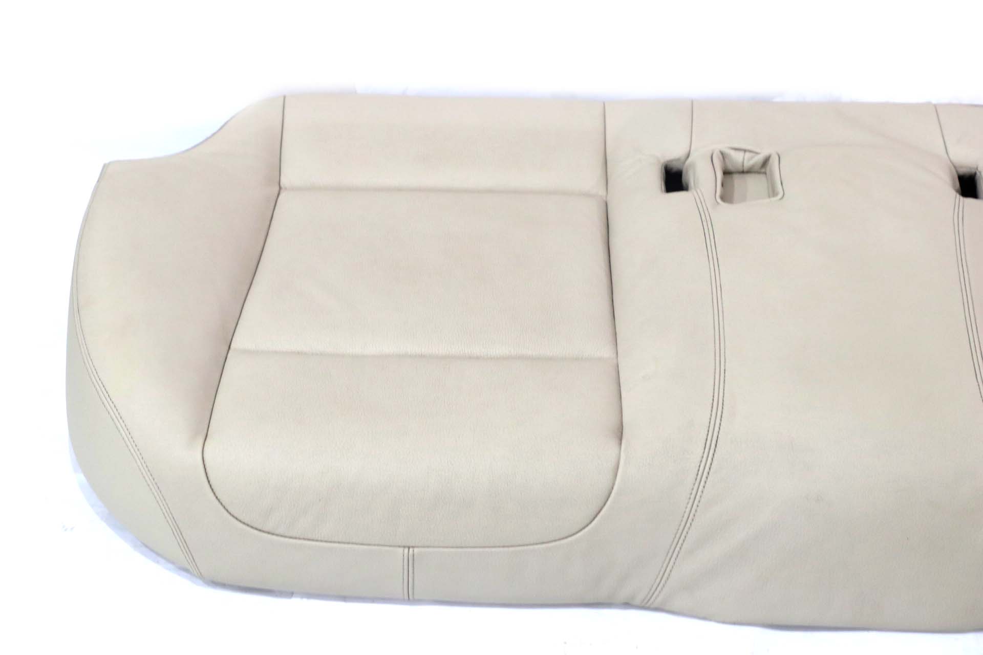 BMW 7 F01 F02 LCI Rear Seat Bench Couch Leather Cover Elfenbeinweiss White