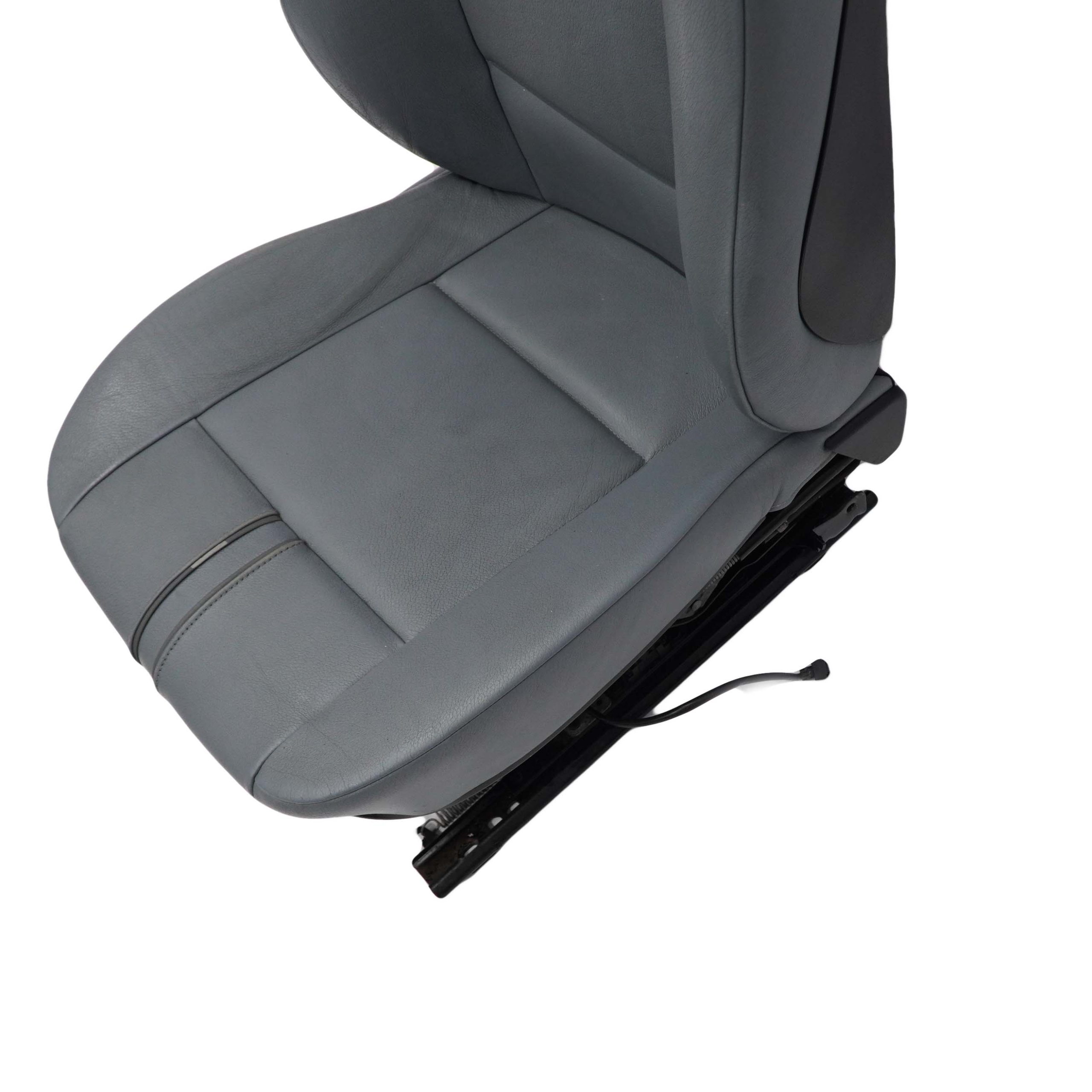 BMW X3 Series E83 Leather Ambiente Grey Blue Grau Leather Front Right O/S Seat