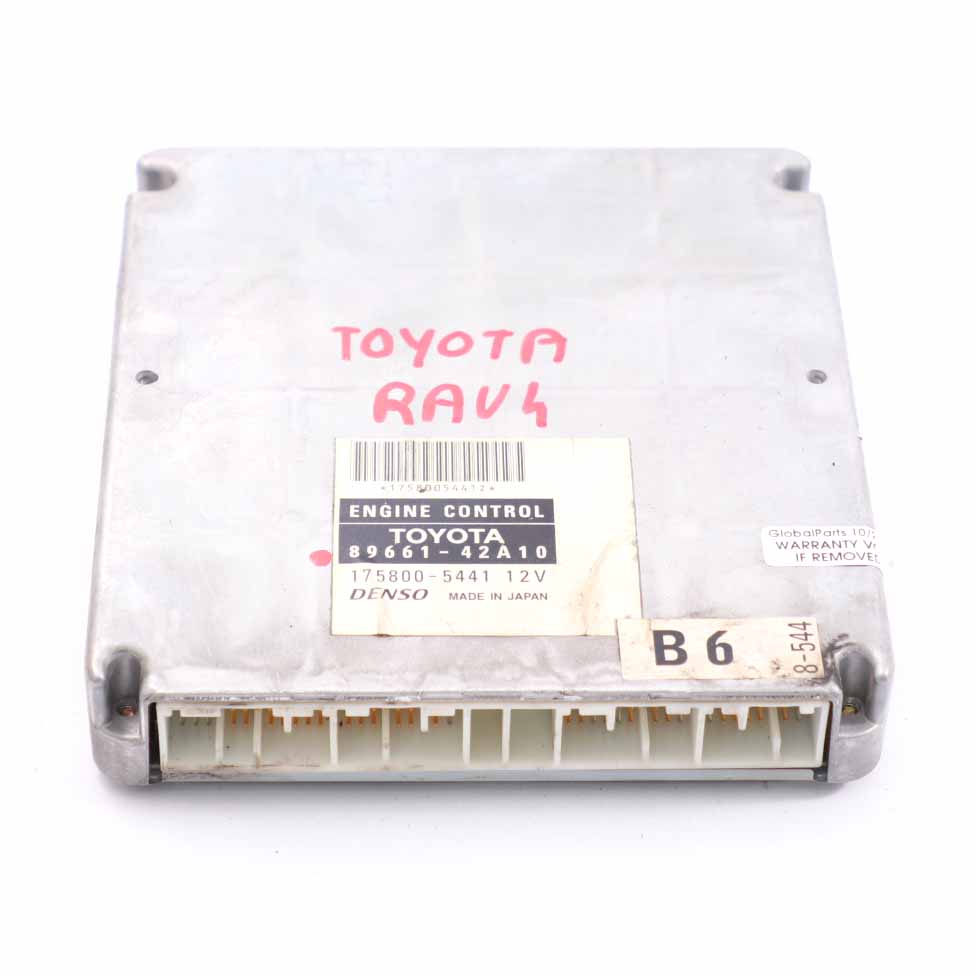 Toyota RAV4 2.0d 1CD-FTV Diesel Engine Control ECU Manual Gearbox 89661-42A10