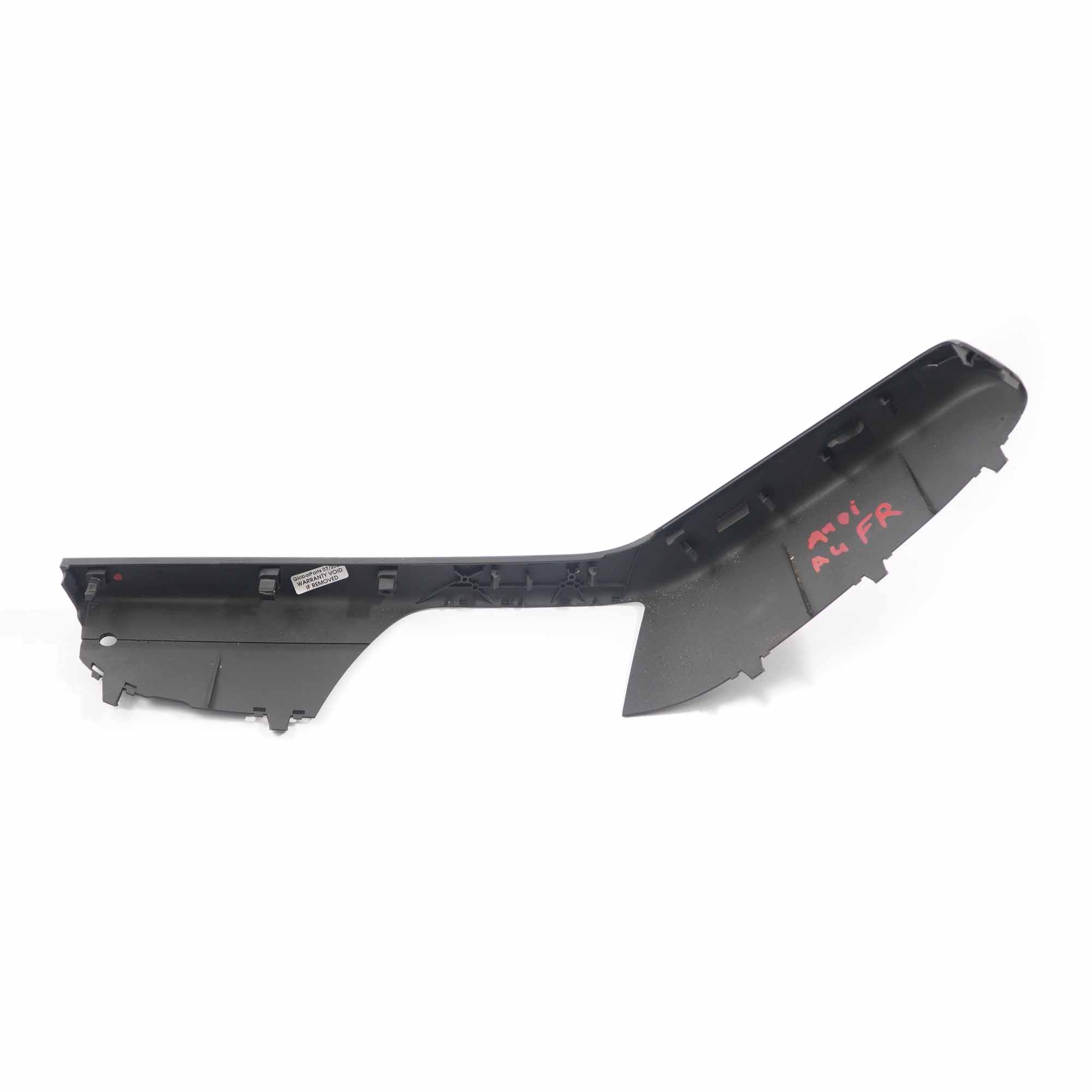 Audi A4 B8 Door Card Armrest Cover Trim Panel Front Right O/S Black 8K2867586A