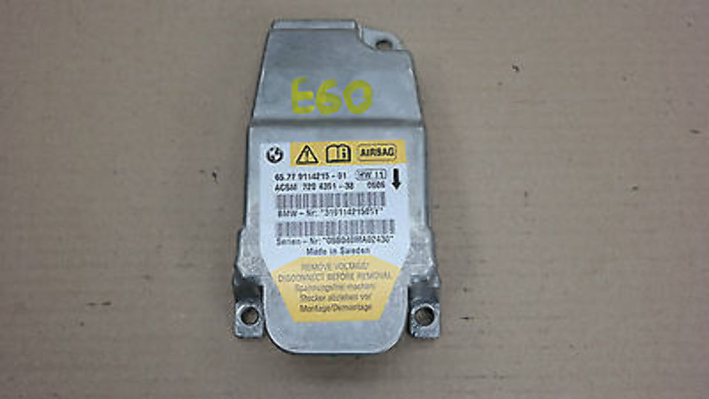 BMW 5 Series E60 E60N E61 E61N LCI Airbag ECU Control Unit Module