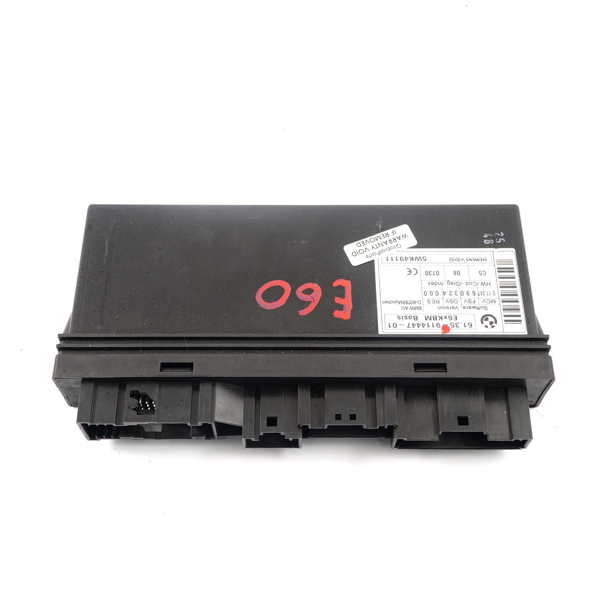 BCM Module BMW E60 E63 E64 Body Control Module 6135 9114447