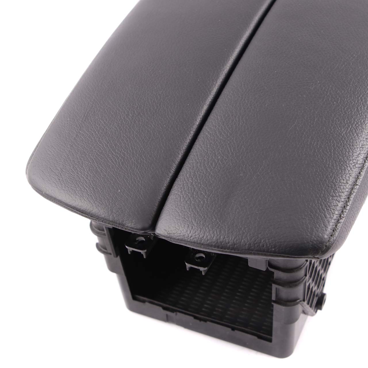 Front Armrest BMW X5 X6 E70 E71 Centre Middle Telephone Storage Black Leather