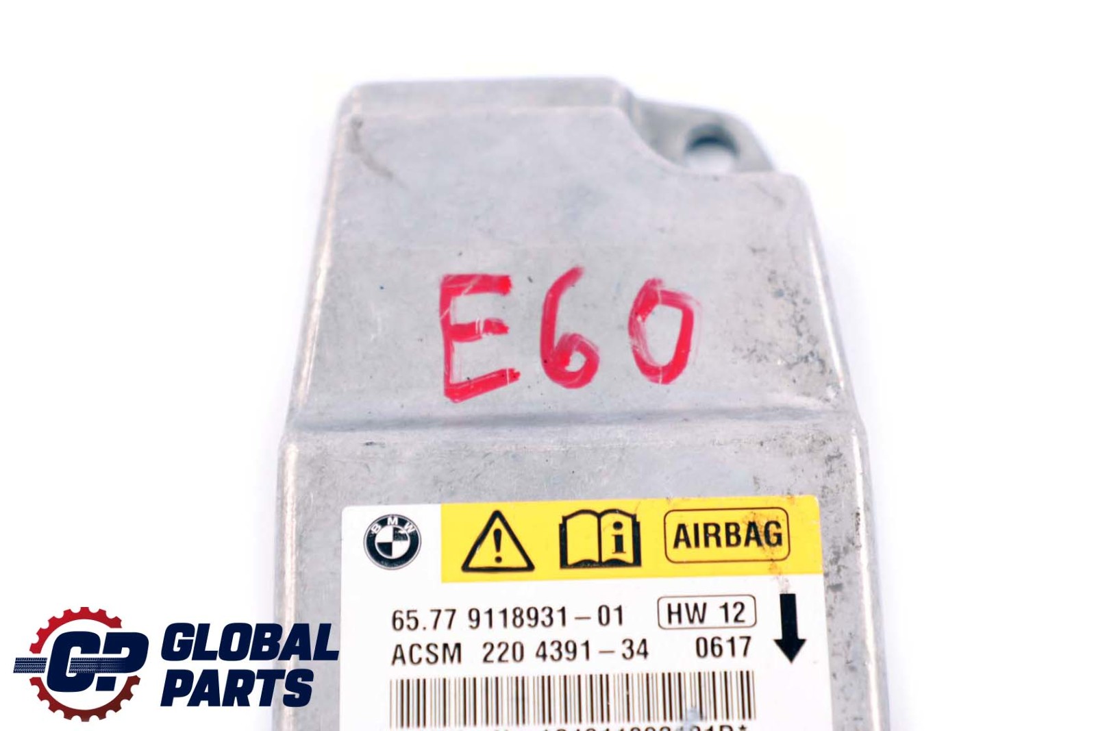 BMW E60 E61 LCI Airbag ECU Control Unit Module 9118931