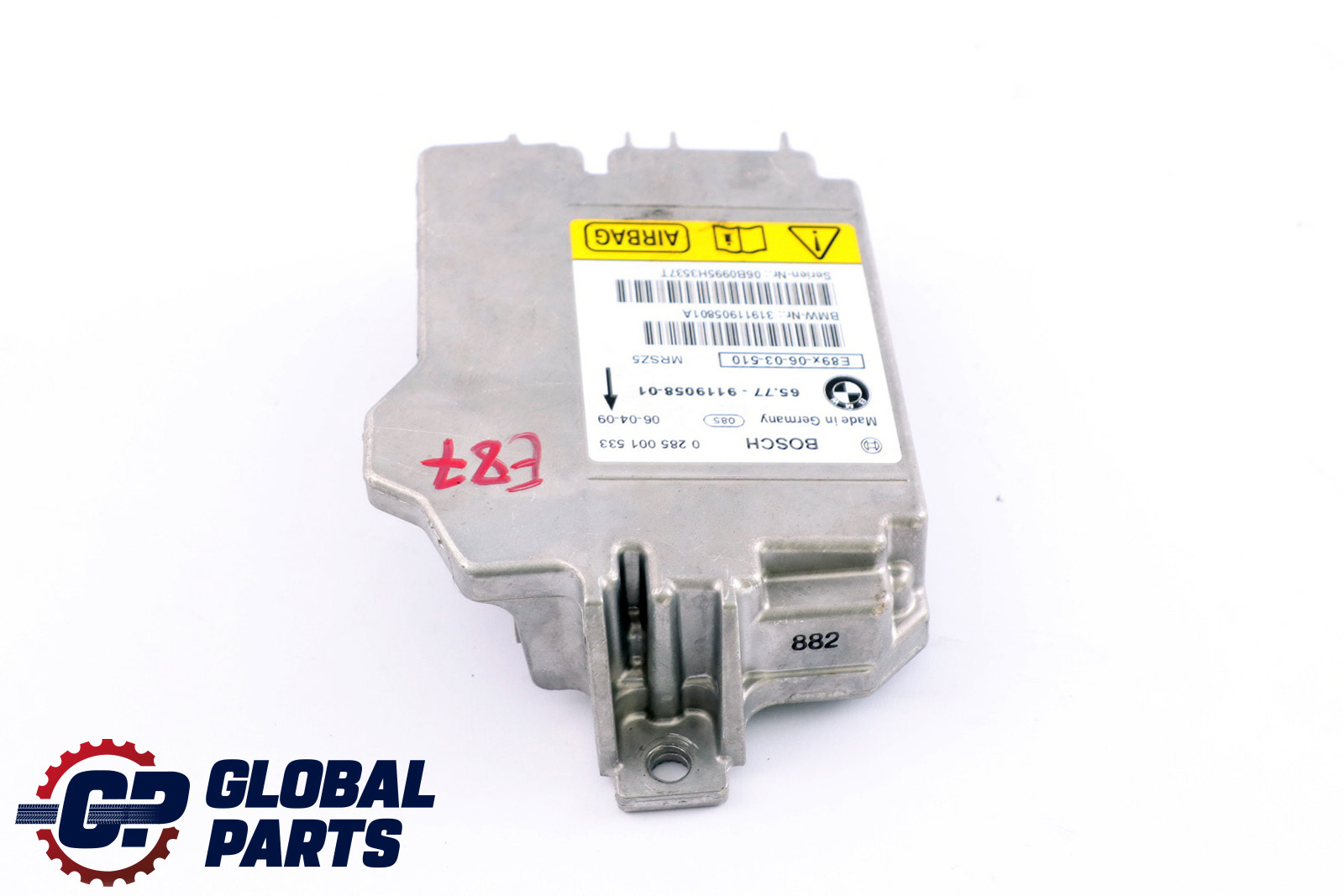 BMW E81 E87 E90 E91 Airbag Control Unit ECU NO CRASH DATA 9119058