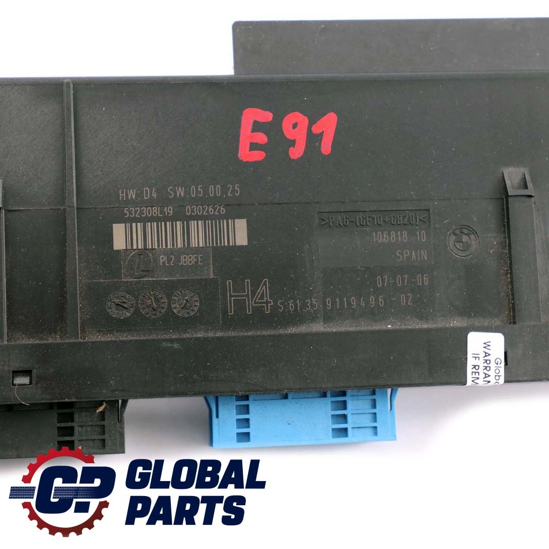 BMW 3 Series E91 ECU Body Control Module H4 Electronic Box PL2 JBBFE 9119496