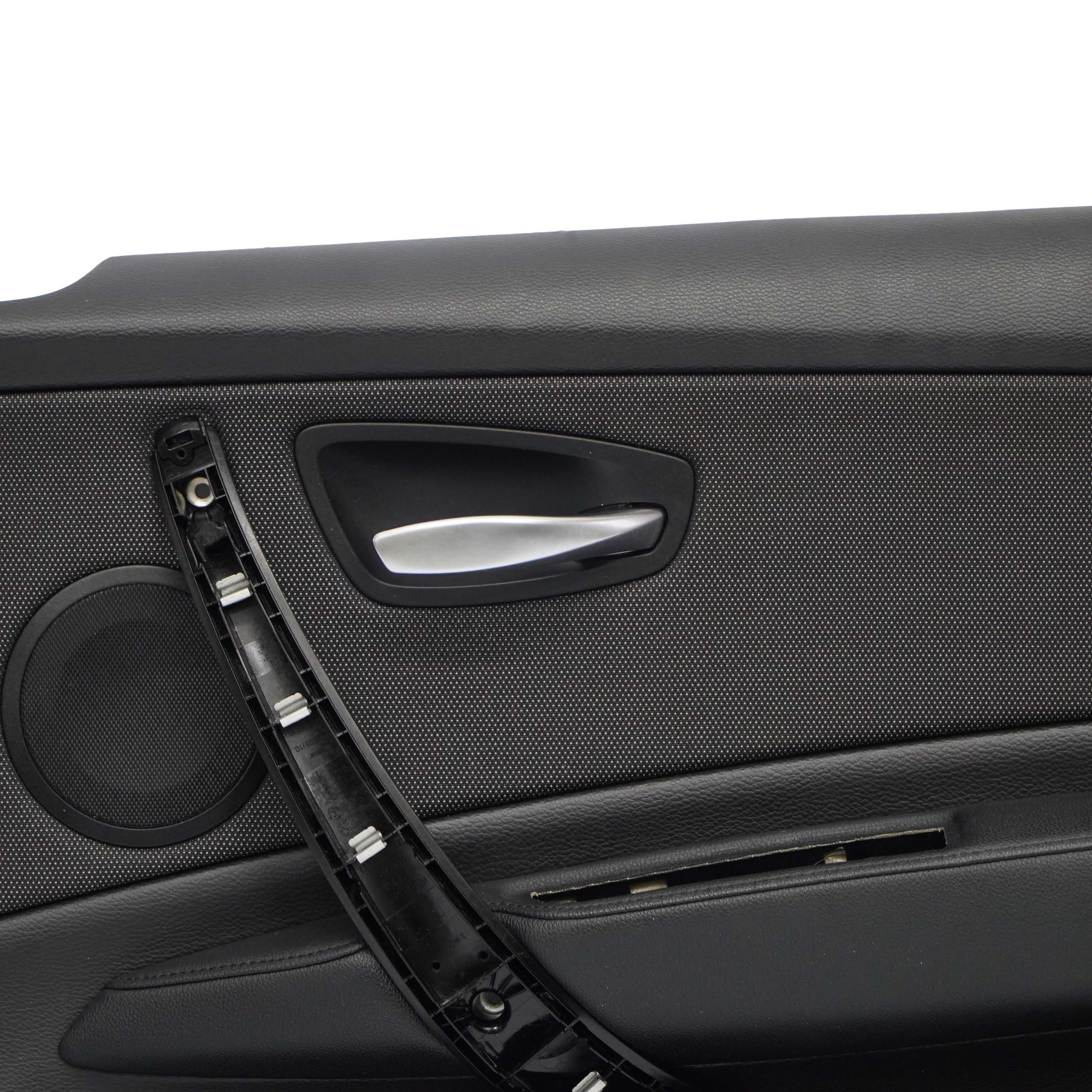 BMW 1 Series E88 Front Right O/S Trim Panel Door Card Cloth Fabric Anthracite