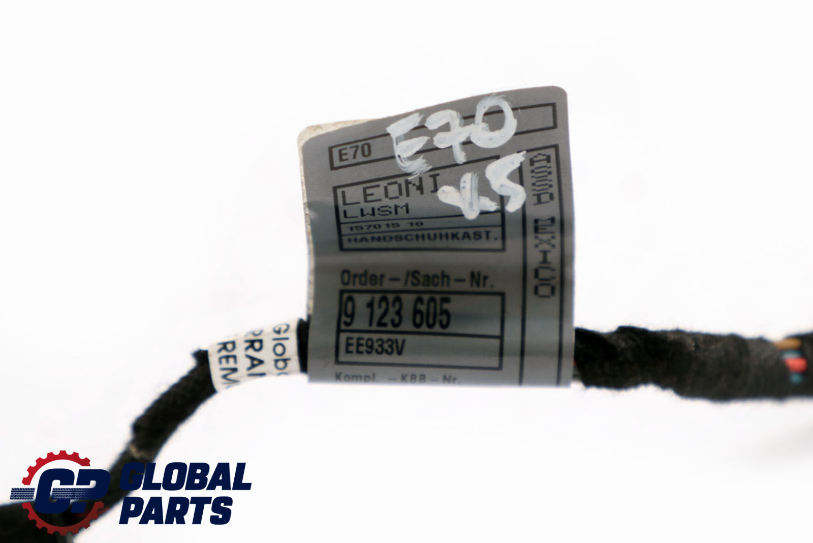 BMW X5 Series E70 Cable Glove Compartment Wiring Loom Harness 9123605