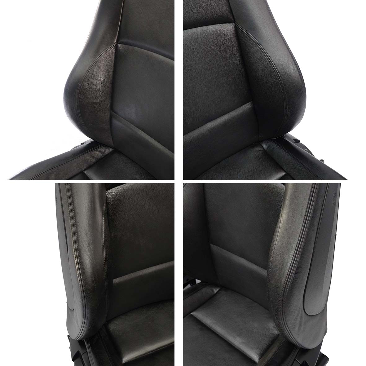 Seats BMW E81 M Sport Black Leather Interior Seat Front Left Right N/O/S