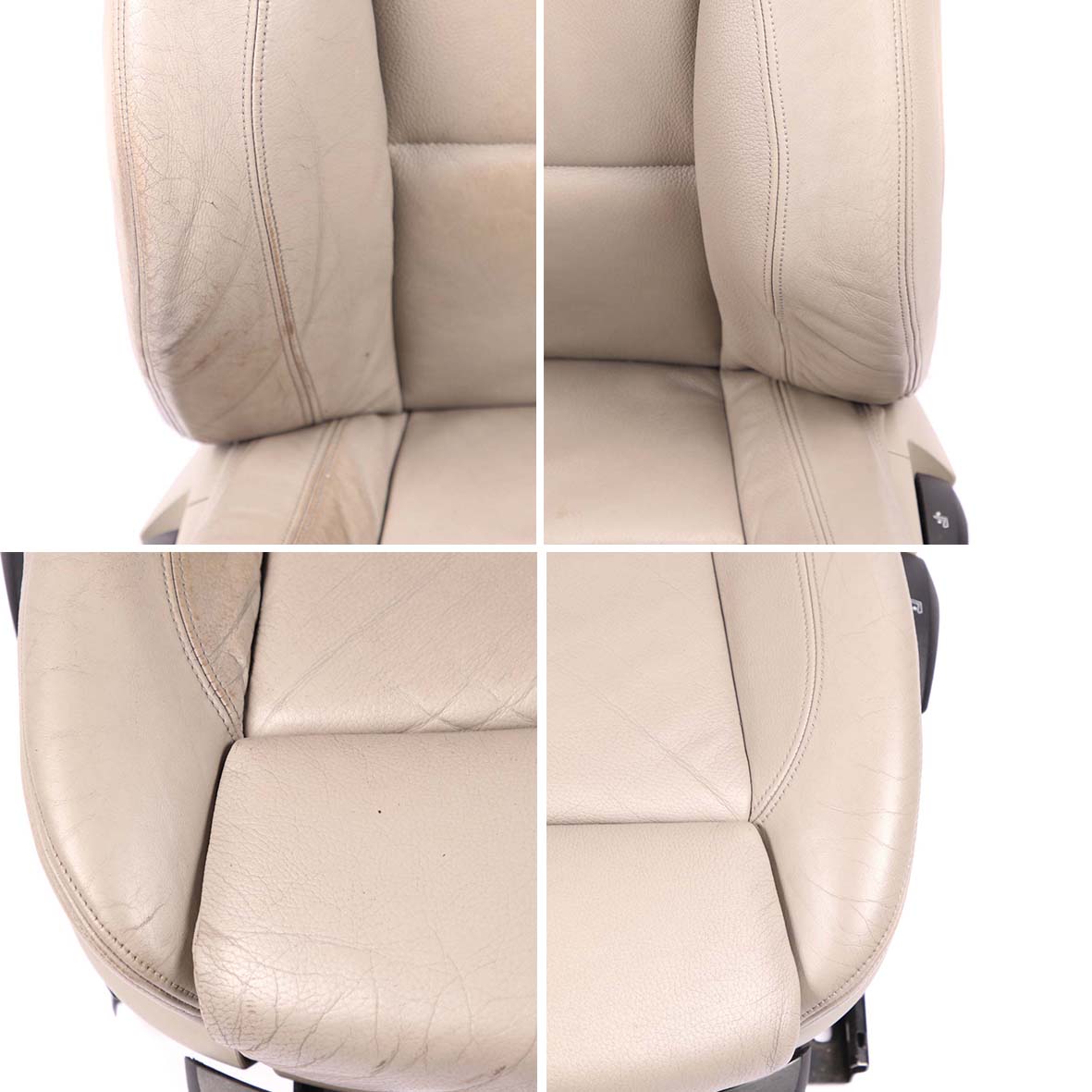 BMW E81 Seats Heated M Sport Beige Leather Interior Front Rear Seat Door Cards