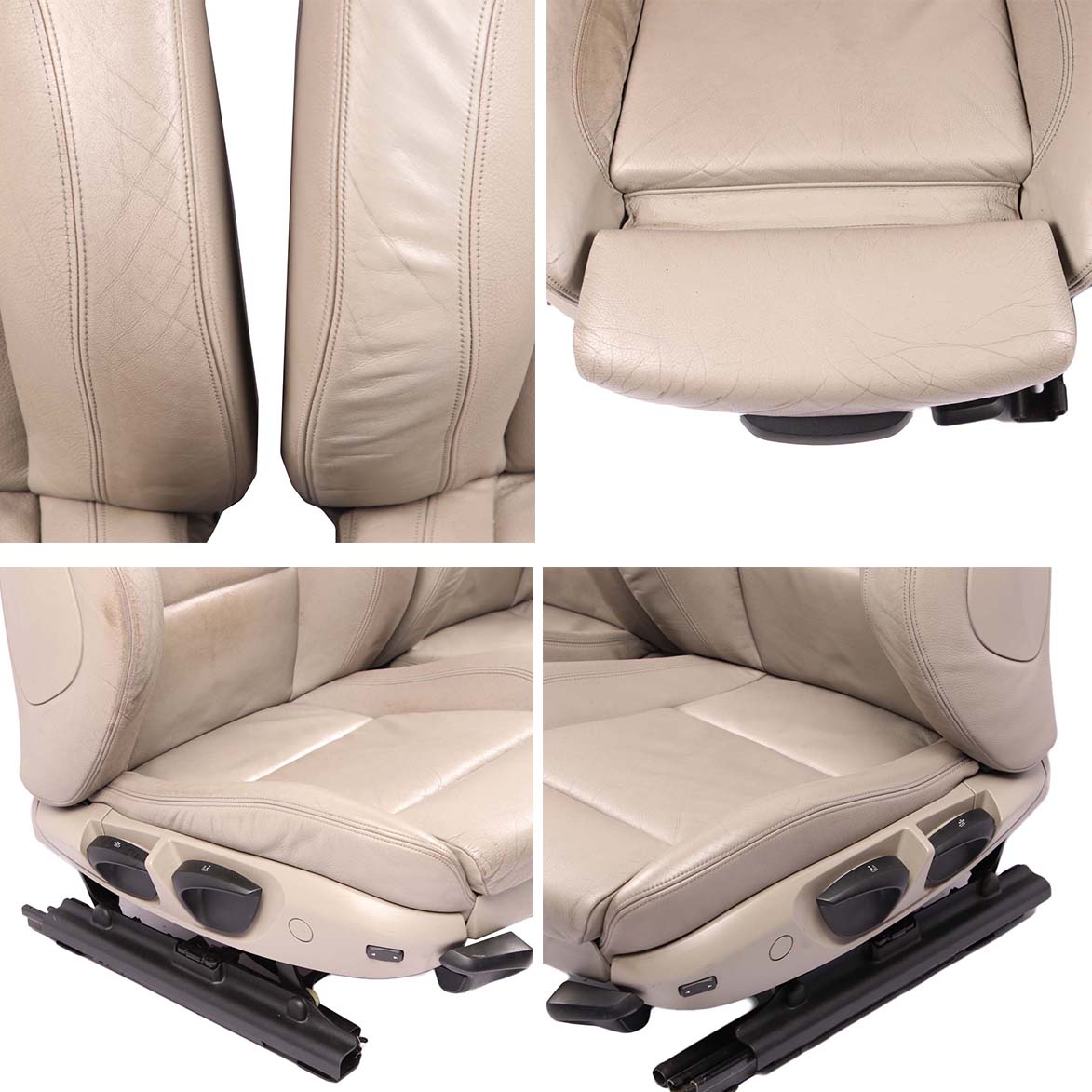 BMW E81 Seats Heated M Sport Beige Leather Interior Front Rear Seat Door Cards