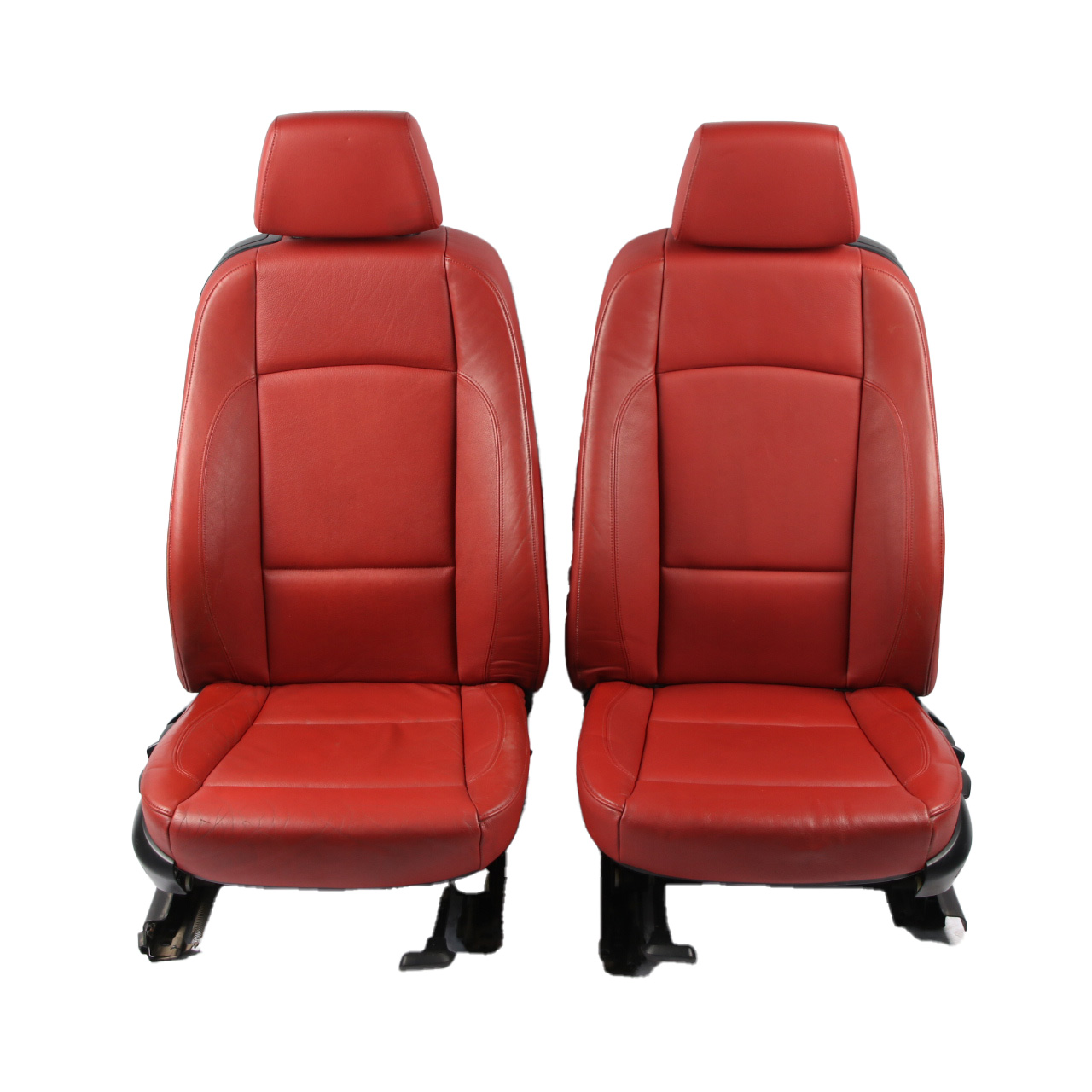 Leather Seats BMW E82 Coupe Set Seat Red Leather Interior Front Rear Seats