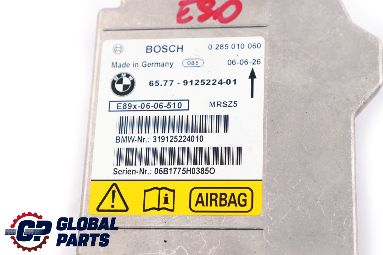 BMW 1 3 SERIES E87 E90 E91 Control Unit Airbag ECU NO CRASH DATA 9125224