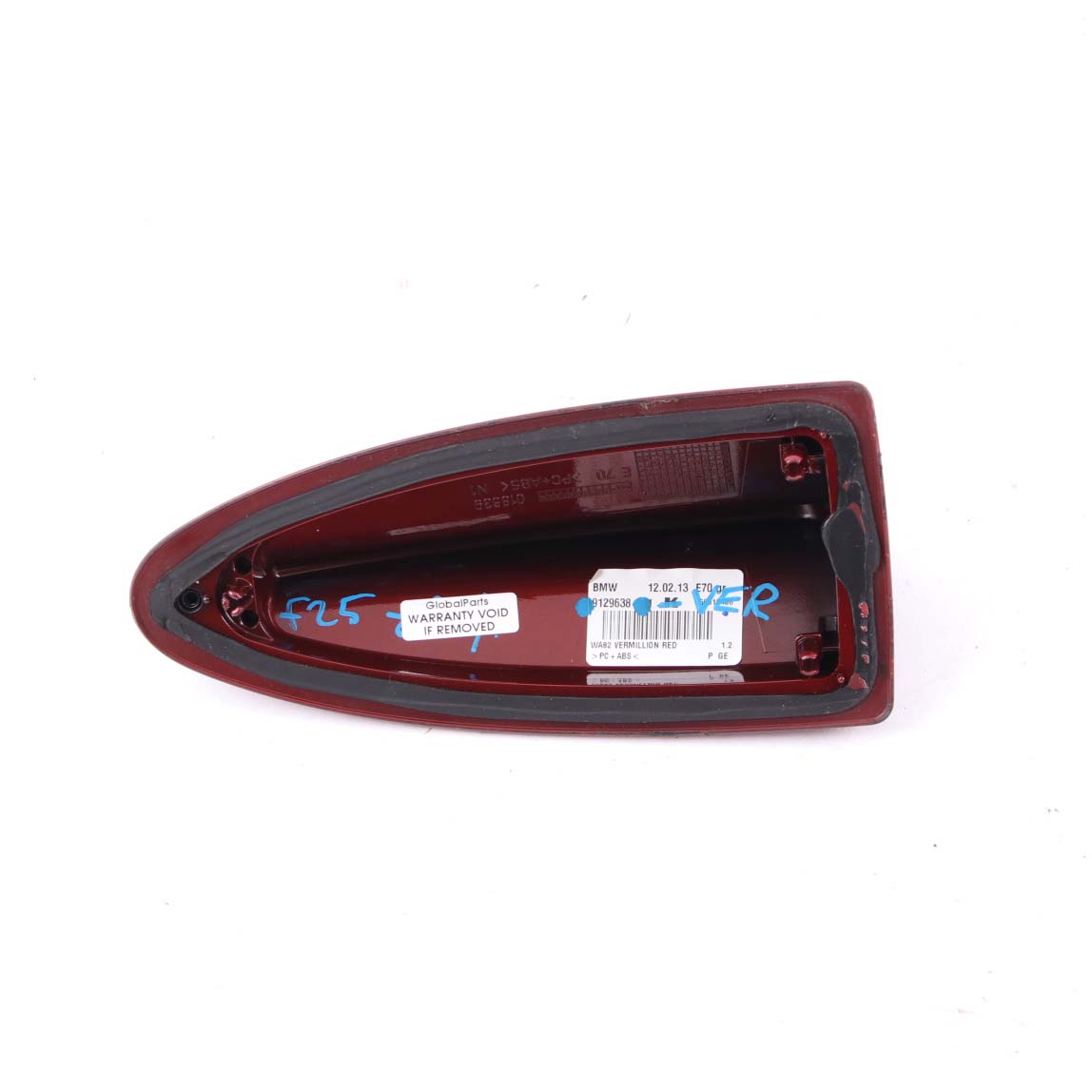 BMW X3 F25 Roof Antenna Shark Empty Housing Vermilionrot Red Metallic A82