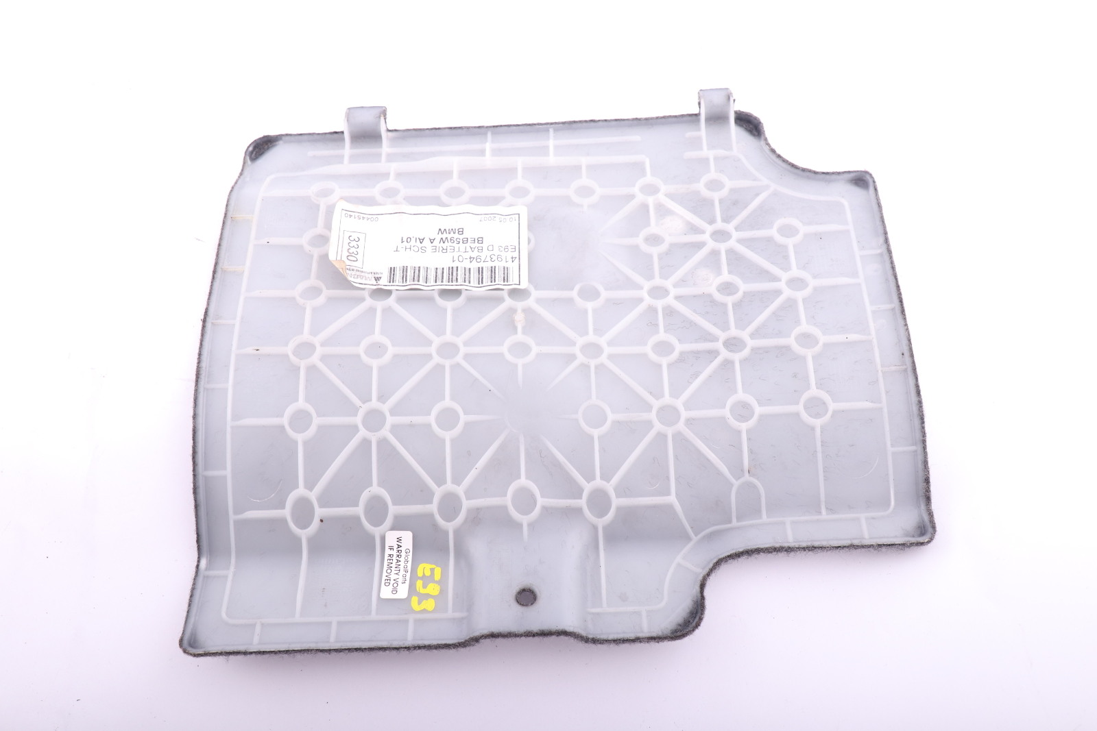 BMW 3 Series E93 E93N LCI Battery Cover Luggage Compartment 9126821