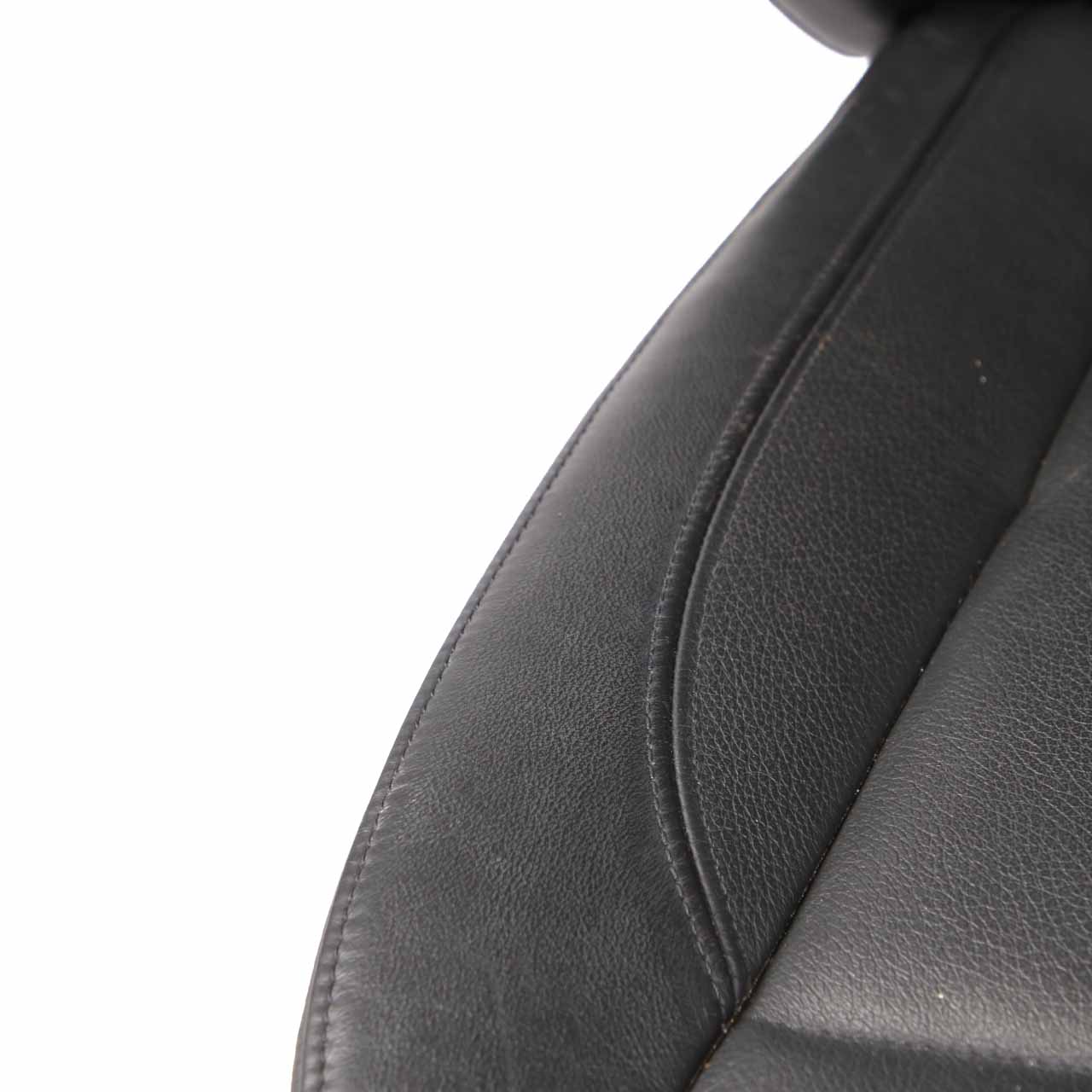 BMW Series E87 LCI Black Leather Front Left N/S Interior Seat