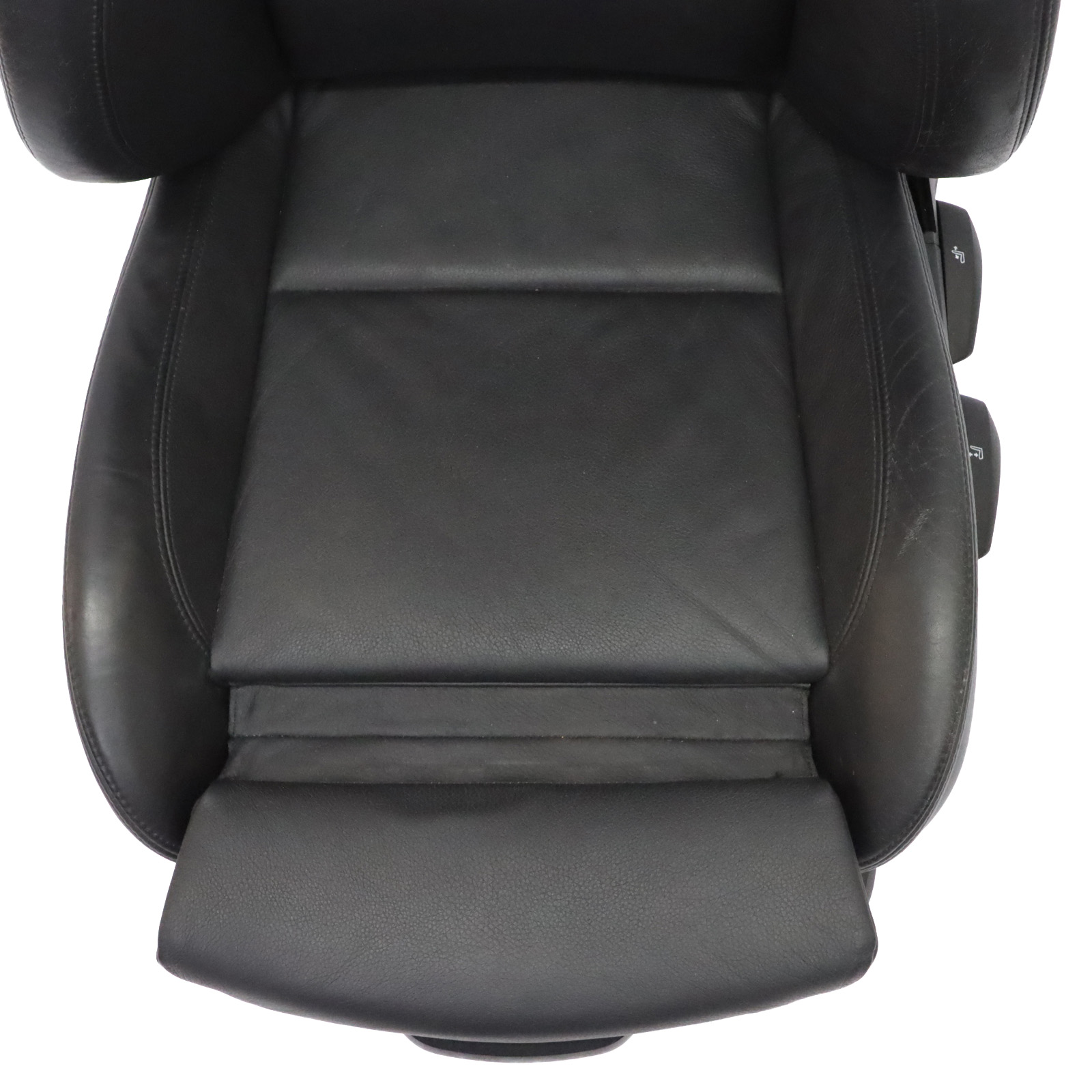 BMW E87 LCI Sport Front Left N/S Seat Black Leather Boston Interior  