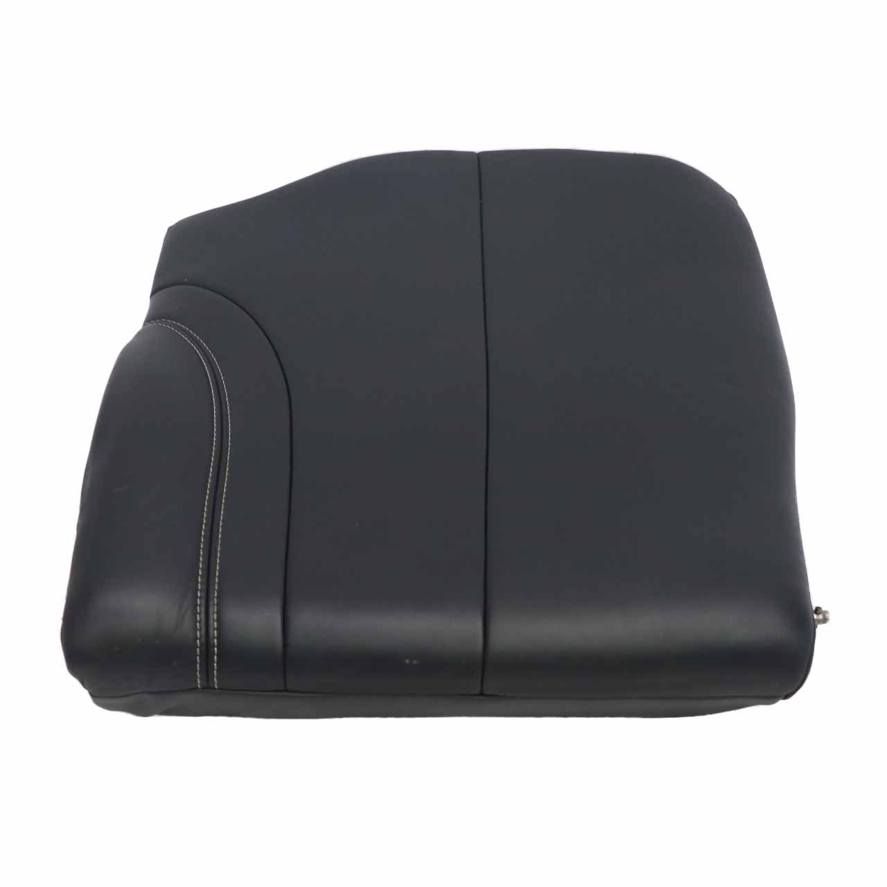 Mini R52 Cabrio Seat Backrest Rear Left N/S Back Rest Cover Leather Dark Blue