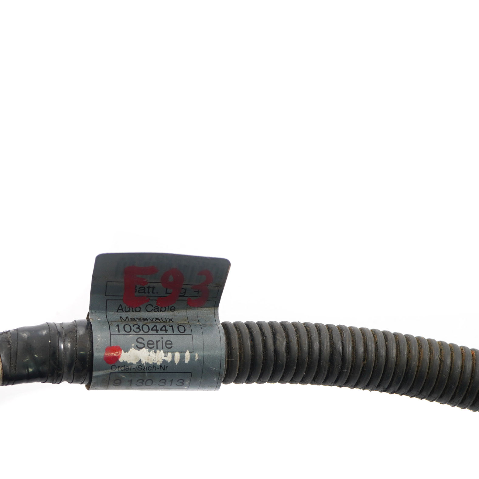 BMW 3 Series E93 E93N LCI Cabrio Battery Cable Plus Pole 9130313