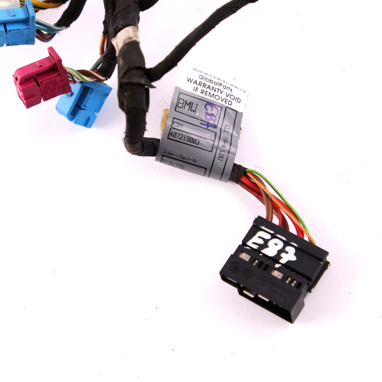 BMW 1 Series E87 Wiring Loom Harness Cable 9131725