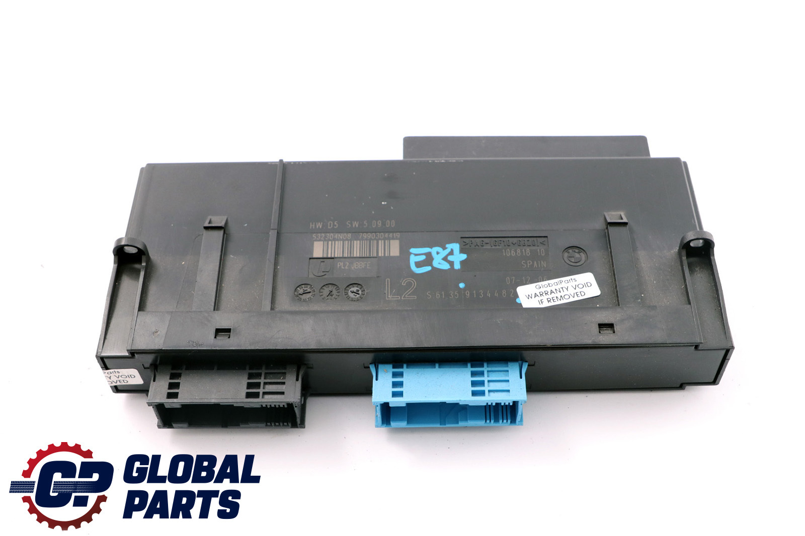 BMW E87 ECU Body Control Module Unit L2 PL2 JBBFE 9134482